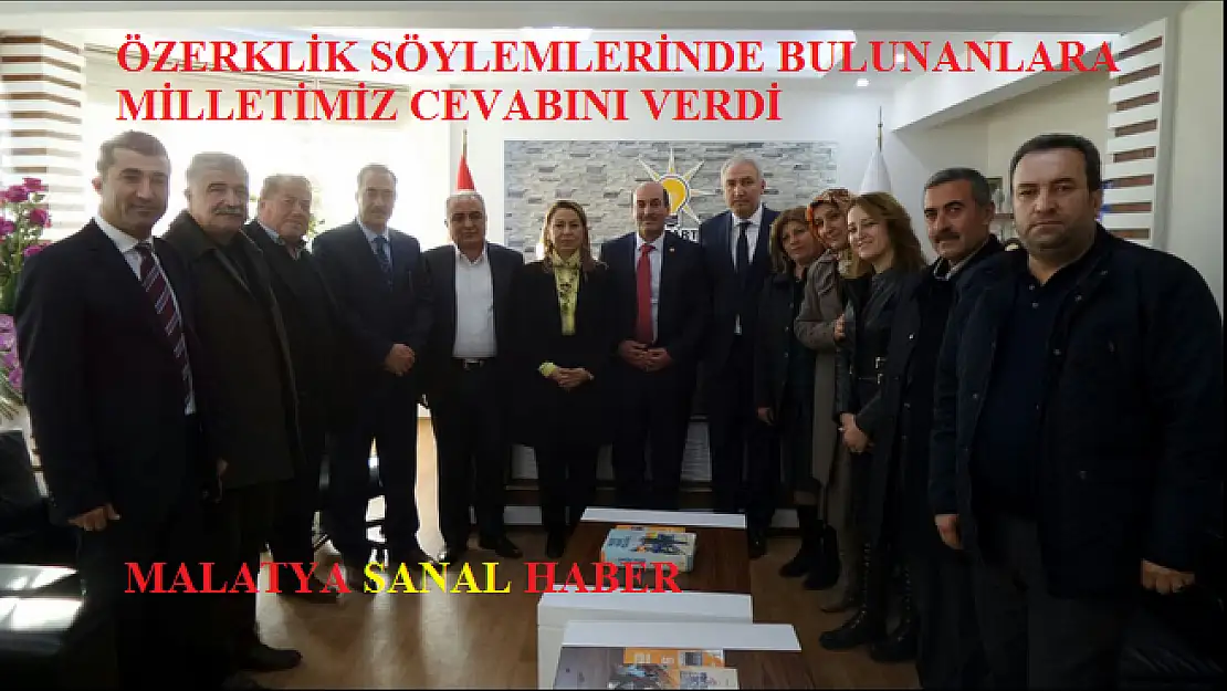  ÇALIK ÖZERKLİK SÖYLEMLERİNDE BULUNANLARA MİLLETİMİZ CEVABINI VERDİ