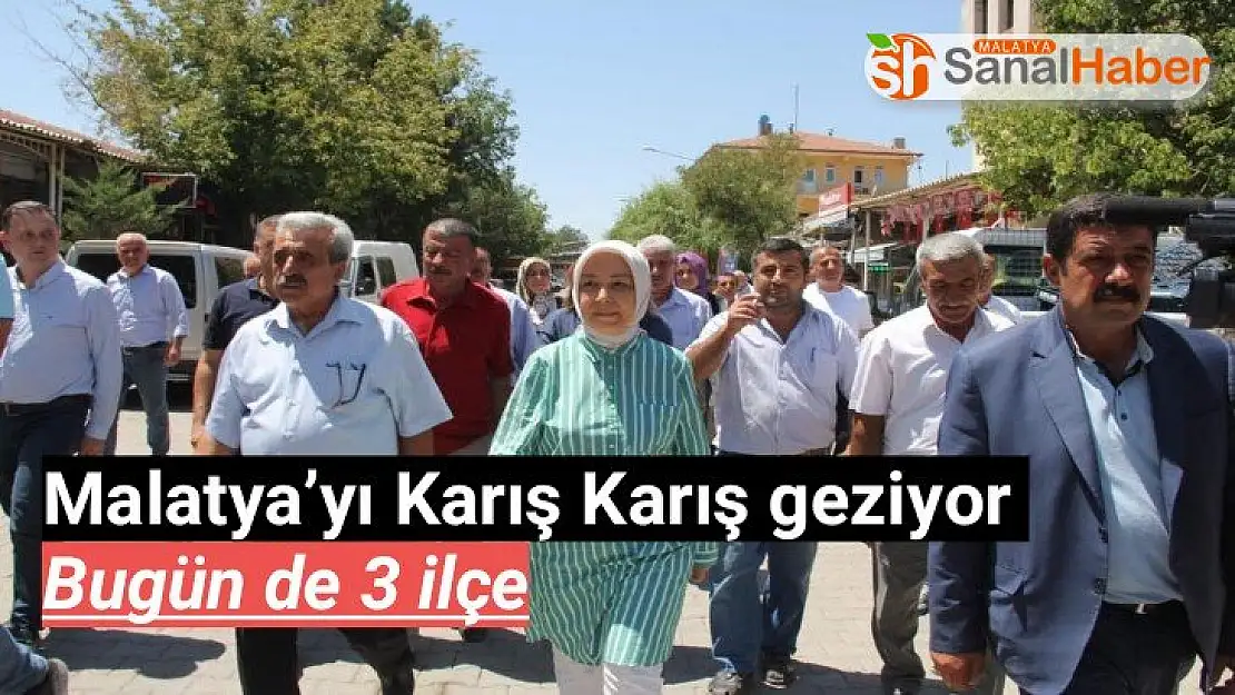Çalık Malatya´yı karış karış geziyor