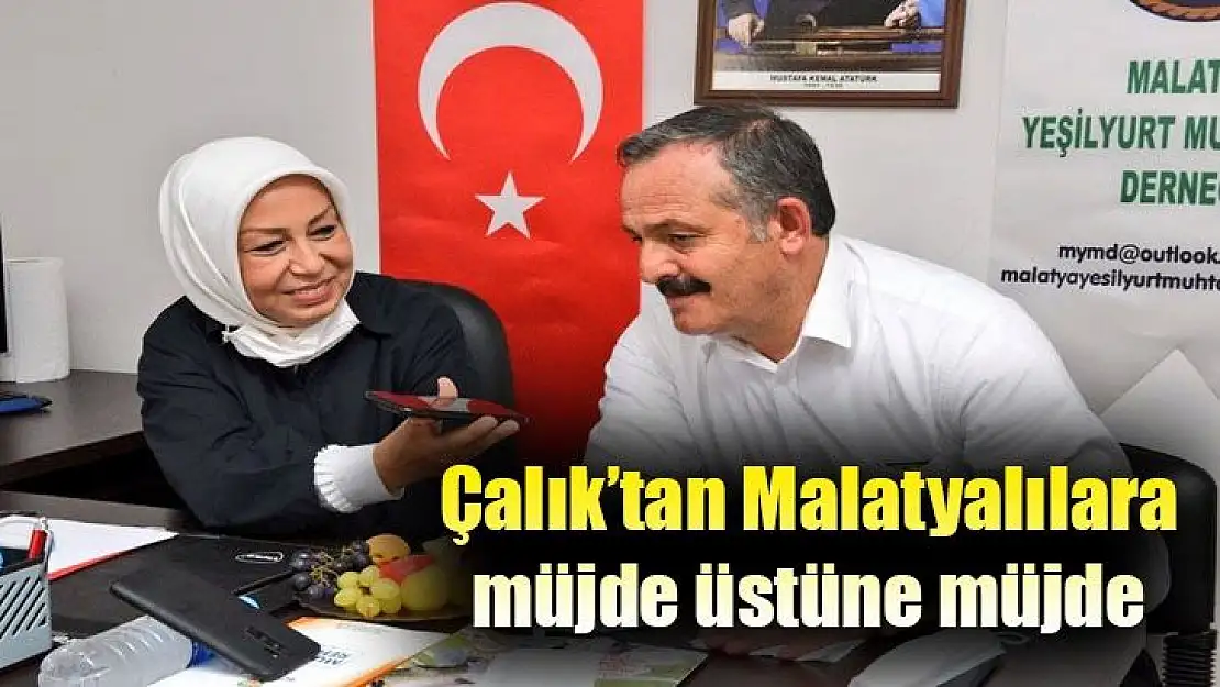 Çalık´tan Malatyalılara müjde üstüne müjde