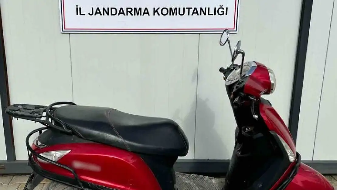 'Çalıntı motosiklet jandarma ekiplerince bulundu'