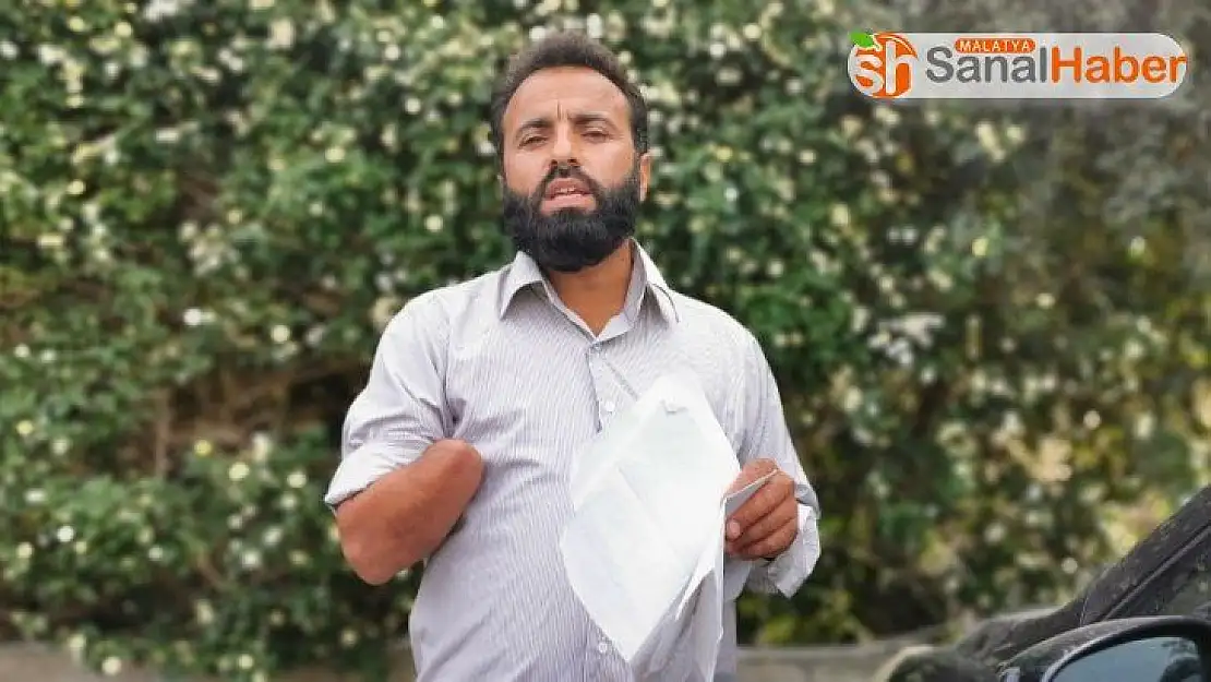 Çalıştığı inşaatta elini kaybetti, yardım çağrısında bulundu