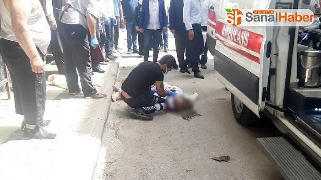 Cam silerken 4. kattan aşağıya düştü