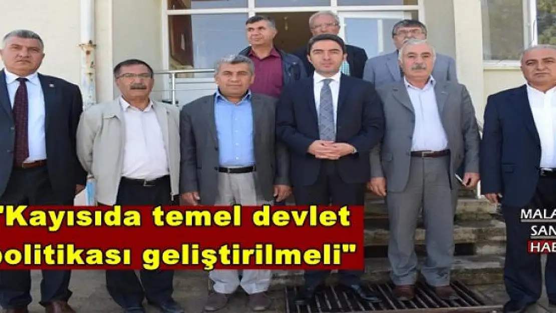 ' ''Kayısıda temel devlet  politikası geliştirilmeli'''