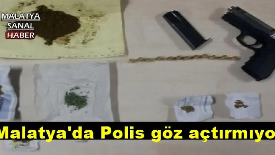 Malatya'da Polis göz açtırmıyor