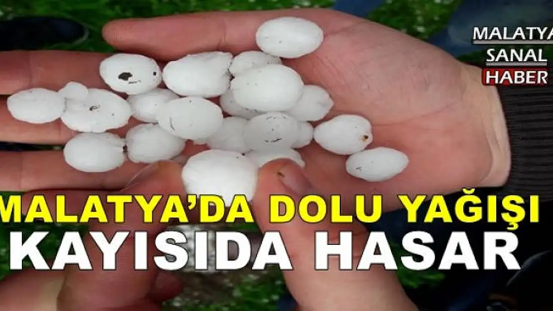 MALATYA´DA DOLU YAĞIŞI