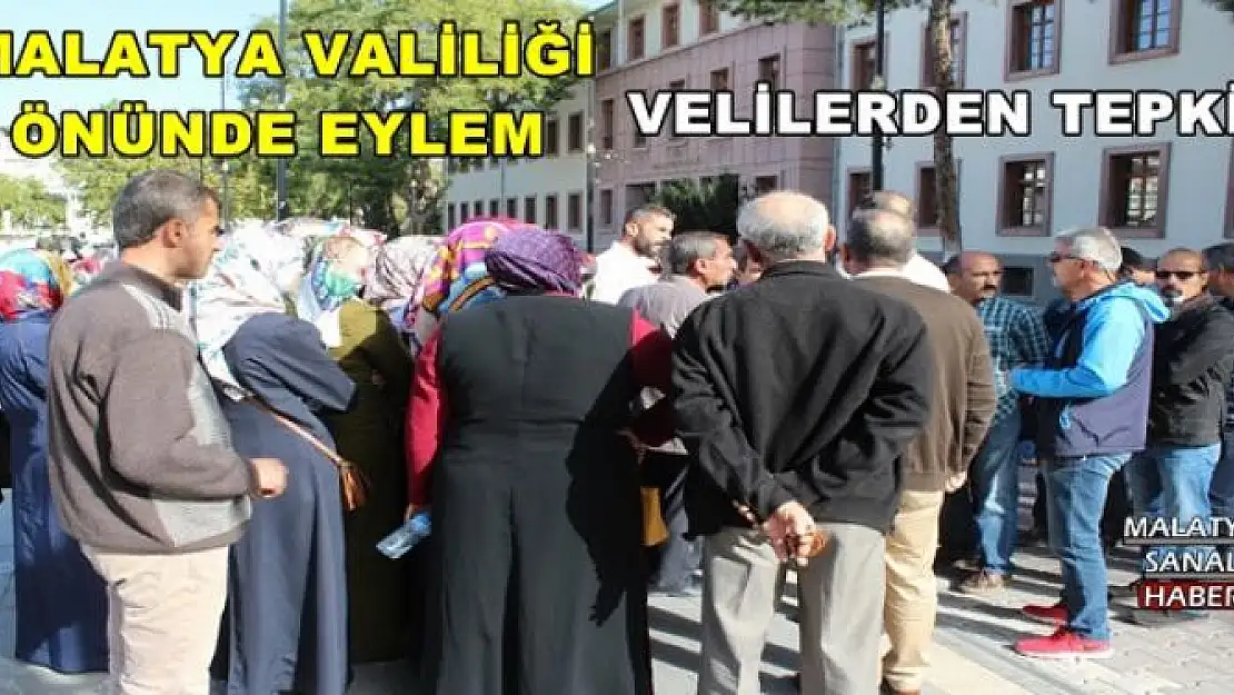 MALATYA VALİLİĞİ ÖNÜNDE EYLEM
