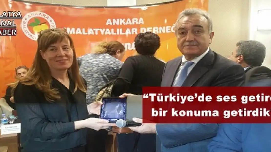 'Türkiye´de ses getiren bir konuma getirdik'''''