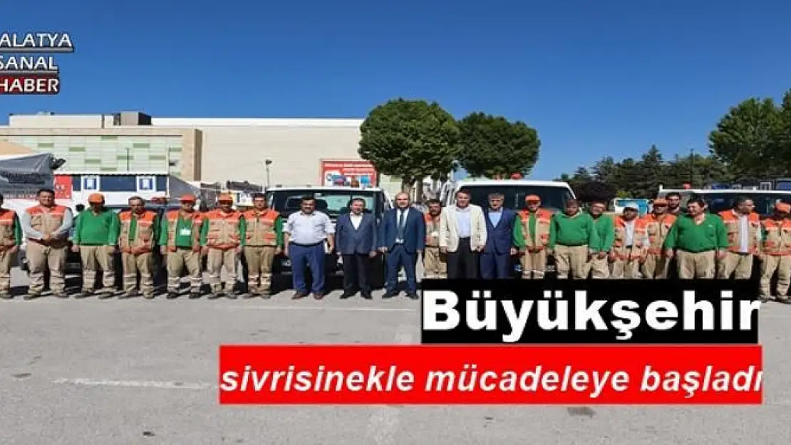 Büyükşehir sivrisinekle mücadeleye başladı