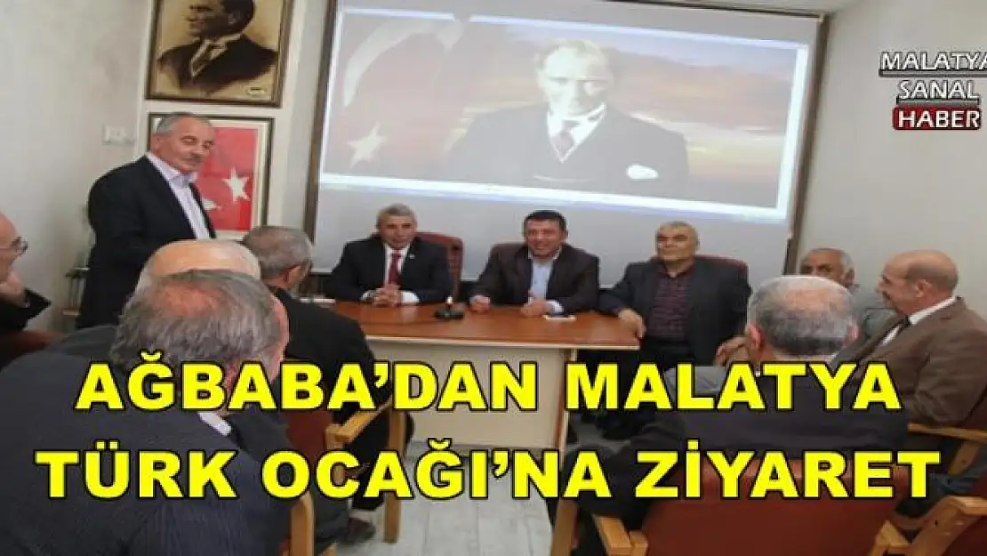 AĞBABA´DAN MALATYA TÜRK OCAĞI´NA ZİYARET