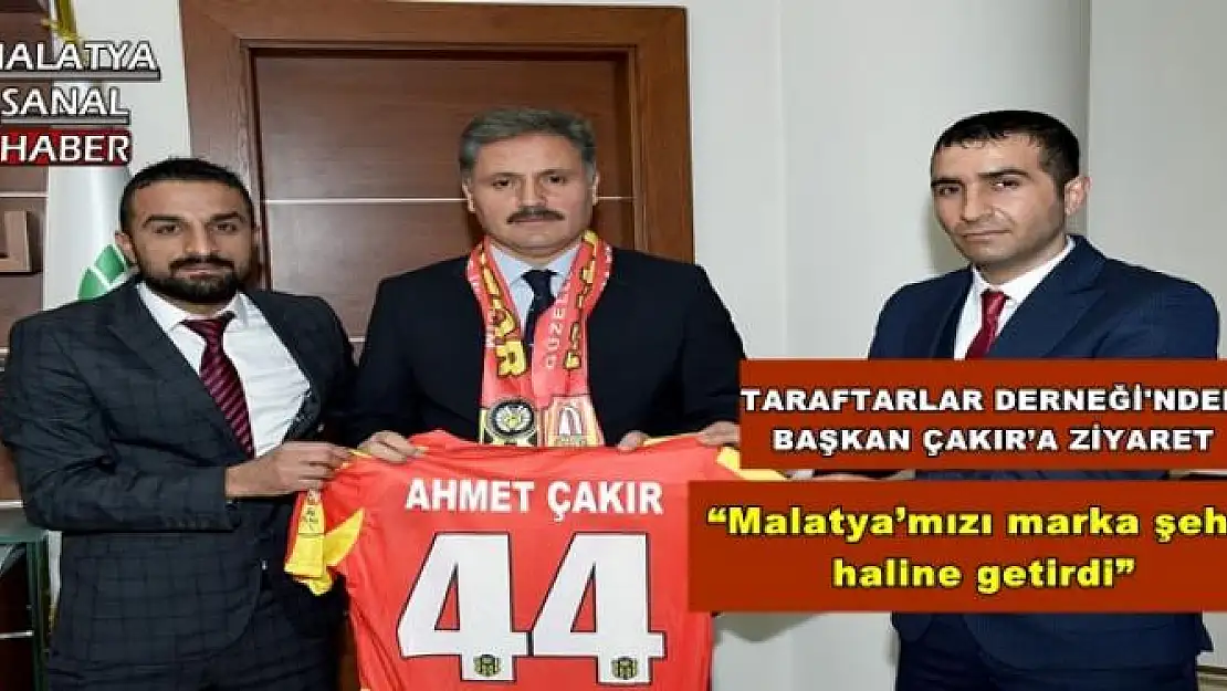 TARAFTARLAR DERNEĞİ'NDEN BAŞKAN ÇAKIR´A ZİYARET
