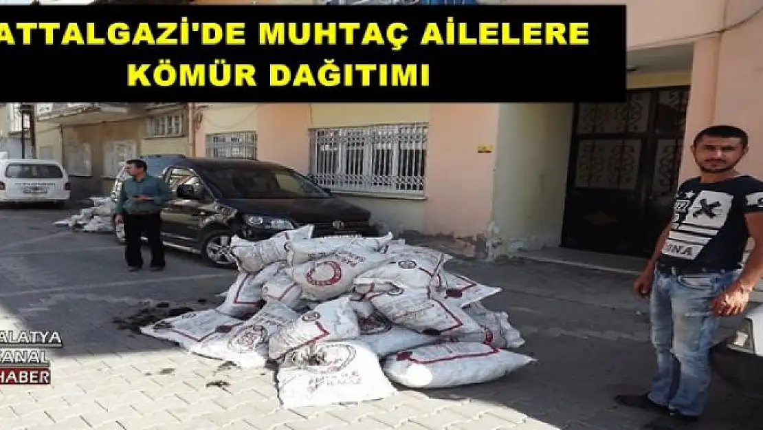BATTALGAZİ'DE MUHTAÇ AİLELERE KÖMÜR DAĞITIMI 