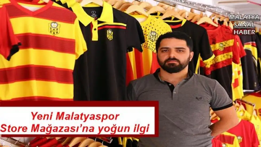 Yeni Malatyaspor Store Mağazası´na yoğun ilgi