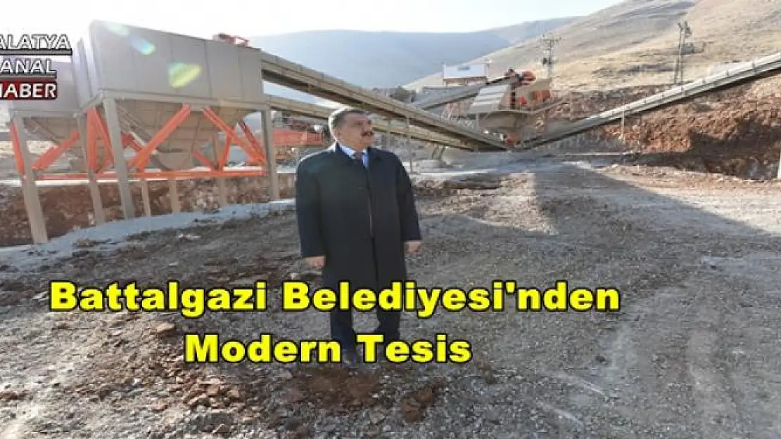  Battalgazi Belediyesi'nden Modern Tesis