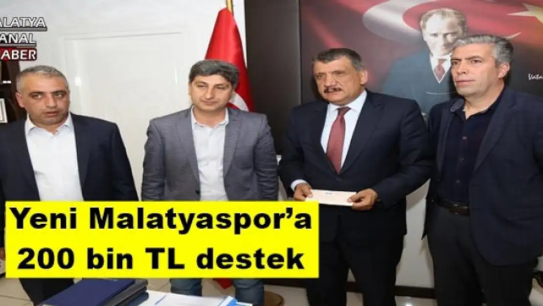 Yeni Malatyaspor´a 200 bin TL destek