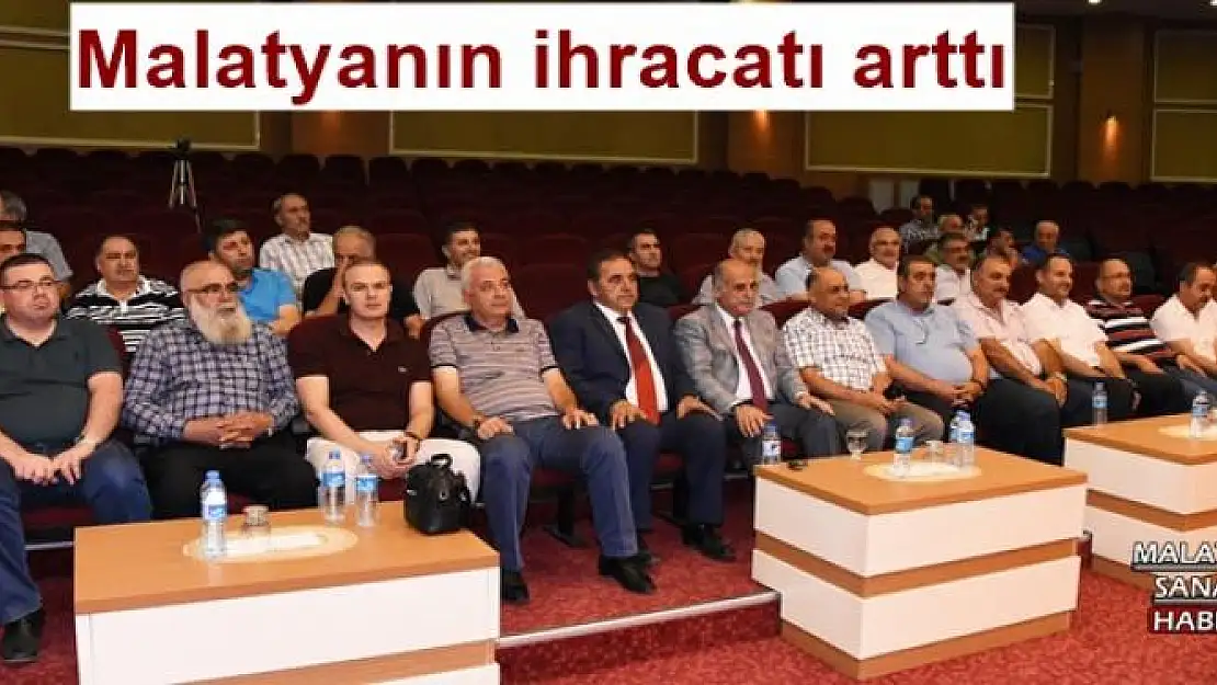 Malatyanın ihracatı arttı 