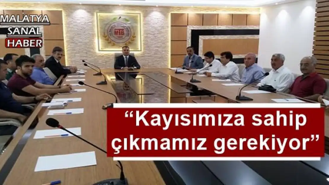 'Kayısımıza sahip çıkmamız gerekiyor'''''