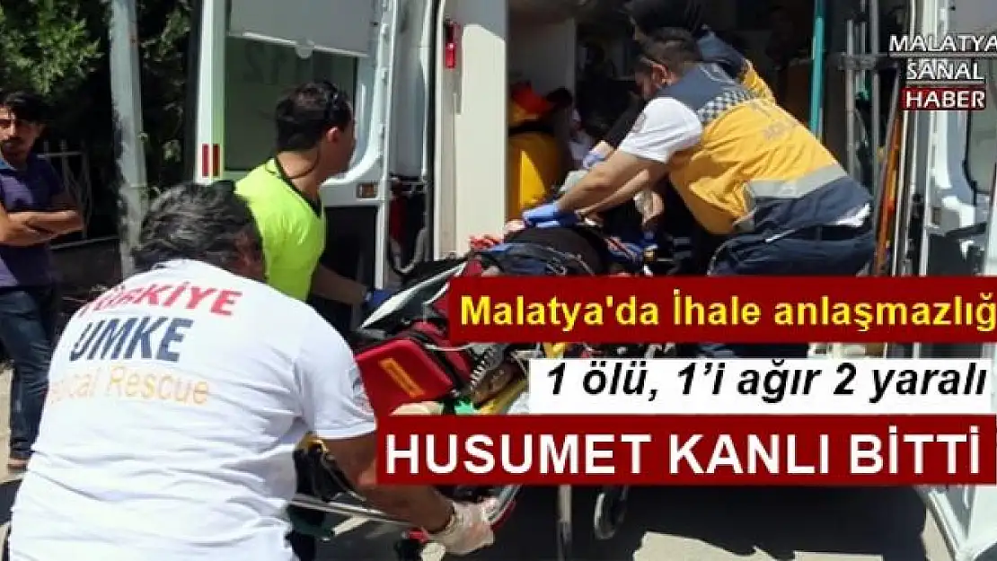 Malatya'da İhale anlaşmazlığı