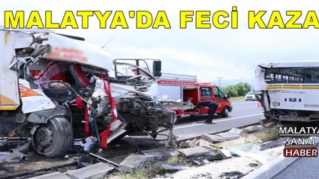 MALATYA'DA FECİ KAZA