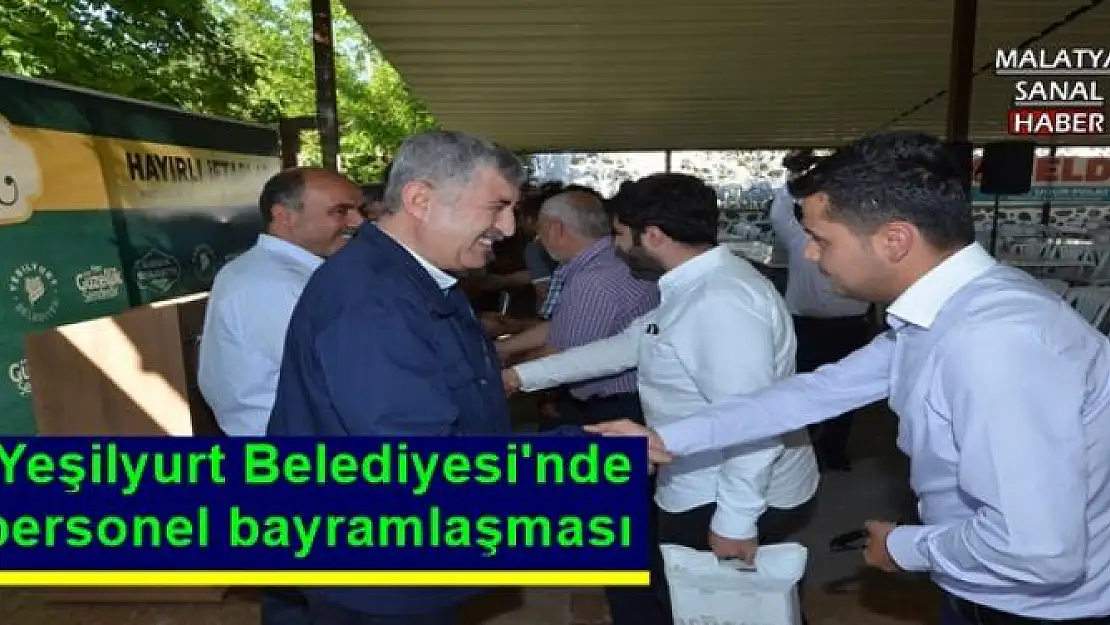  Yeşilyurt Belediyesi'nde personel bayramlaşması