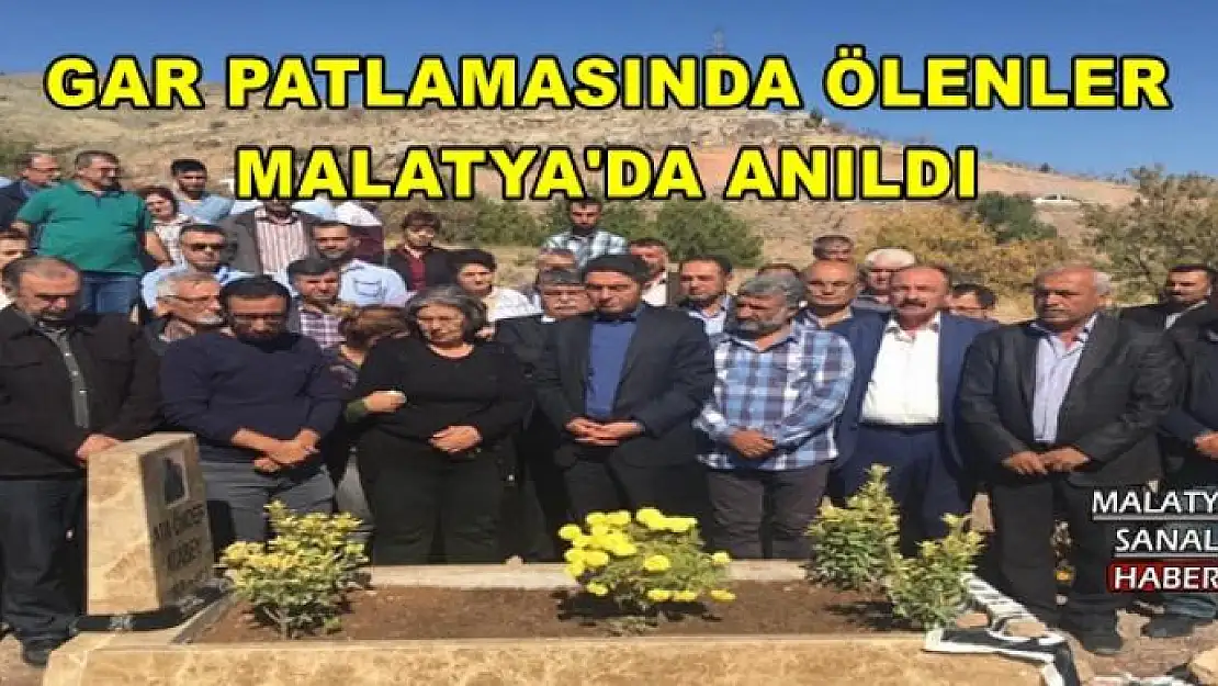 GAR PATLAMASINDA ÖLENLER MALATYA'DA ANILDI