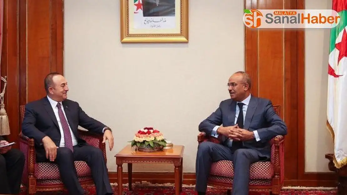 Çavuşoğlu, Cezayir Başbakanı Bedevi ile görüştü
