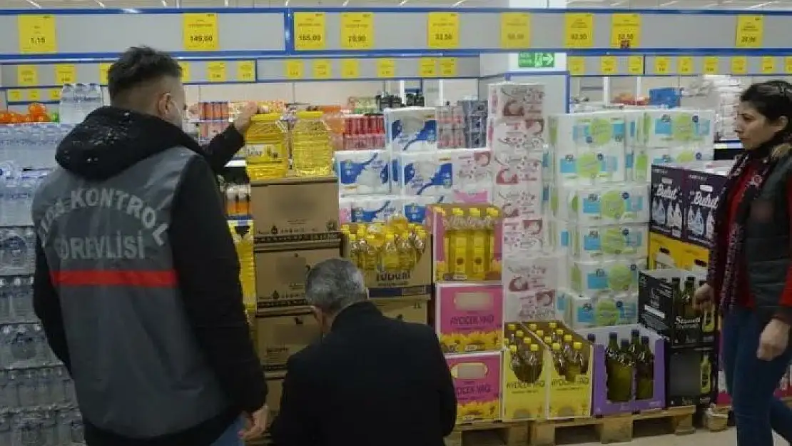 'Çelikhan´da marketlerde yağ, fahiş fiyat ve stok denetimi'