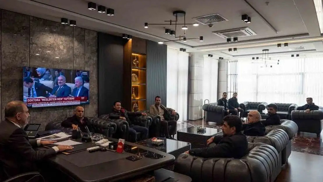 'Çemişgezekliler Derneği üyeleri Başkan Alan ile bir araya geldi'