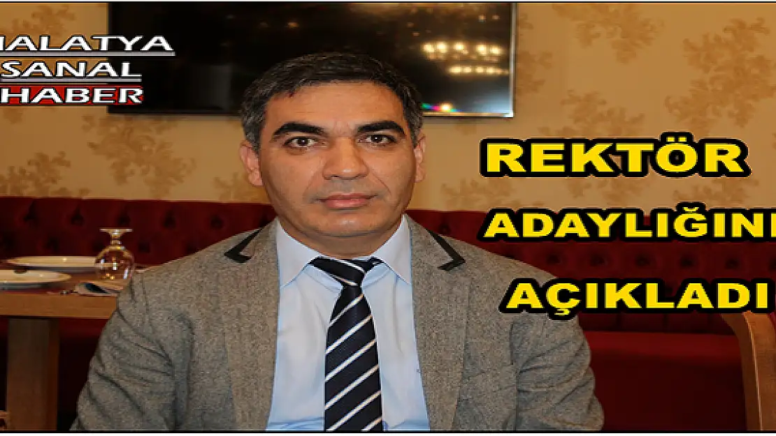 PROF. DR.CENGİZ ARA REKTÖR ADAYLIĞINI AÇIKLADI
