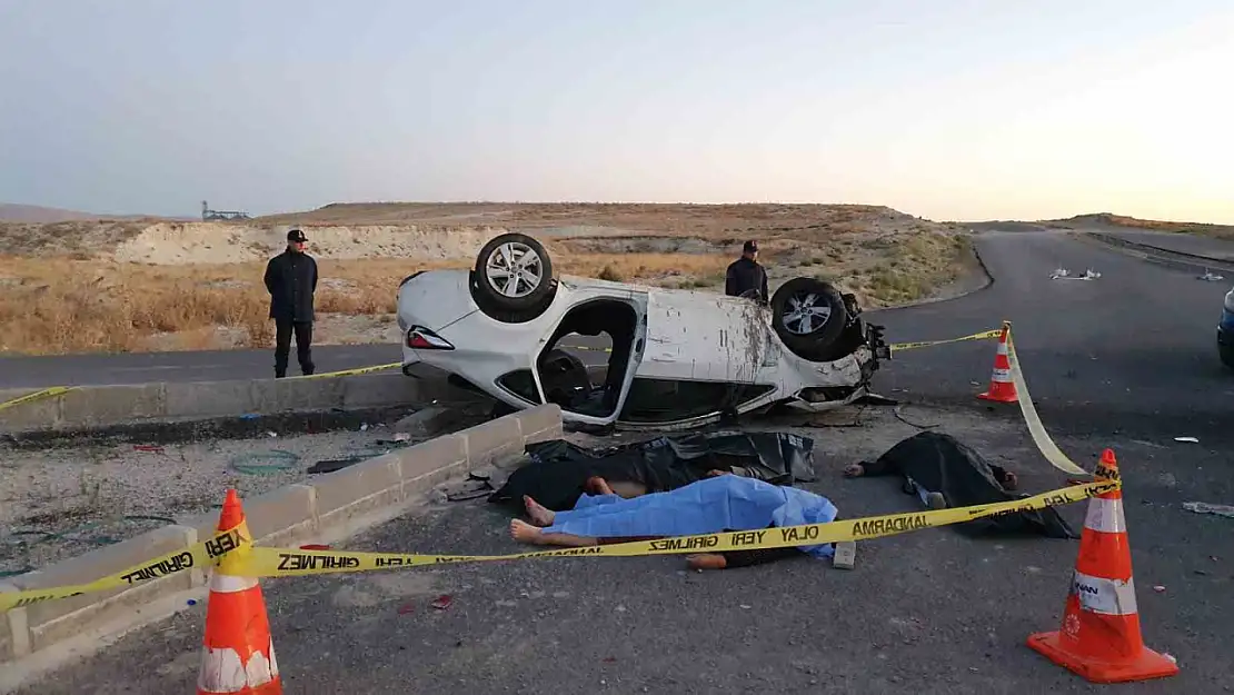 Cenaze giderken feci kaza: 4 ölü, 2 yaralı