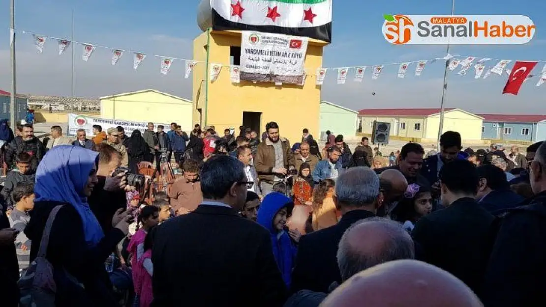 Cerablus'ta yetimler yeni yuvalarına kavuştu