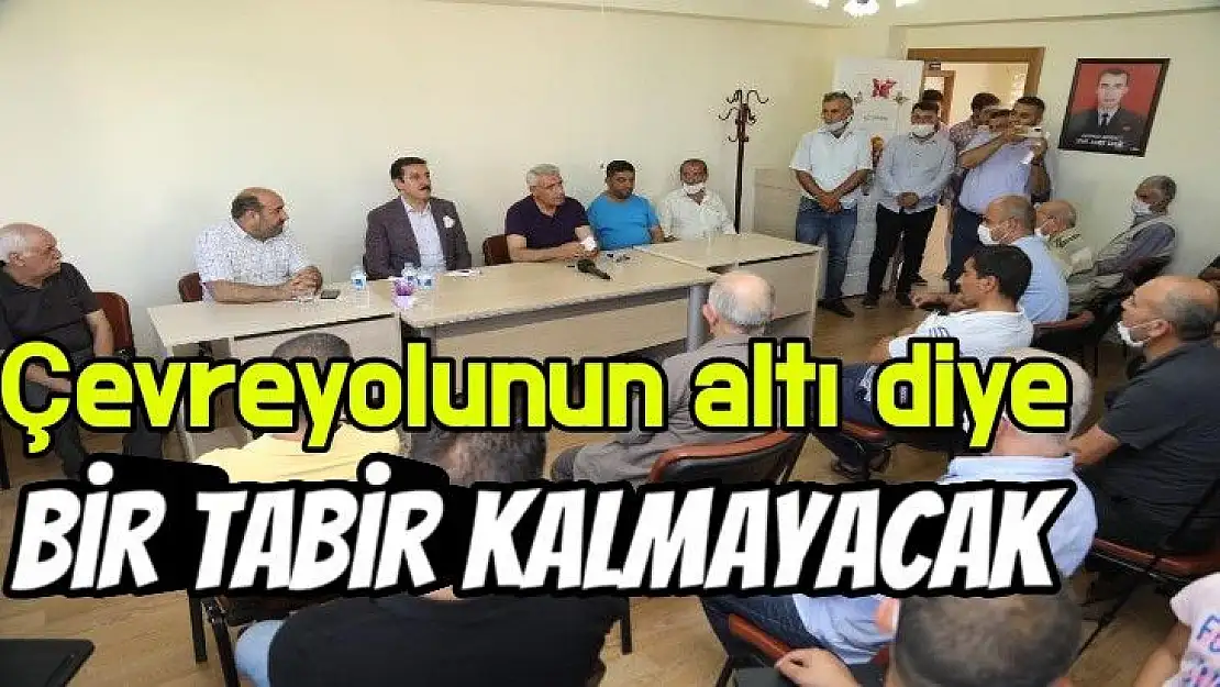 Çevreyolunun altı diye bir tabir kalmayacak