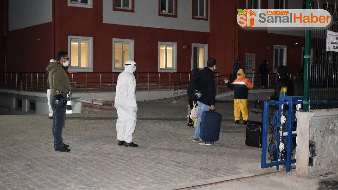 Malatya´ya getirilen 300 kişi karantina altına alındı