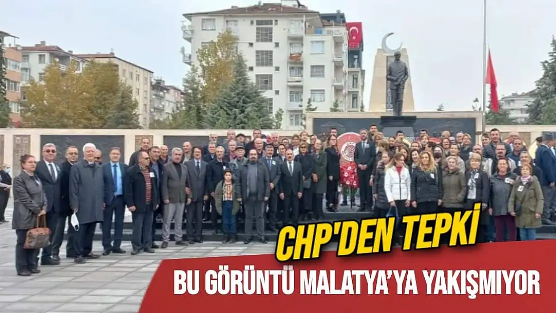 CHP'den Tepki Bu görüntü Malatya´ya yakışmıyor