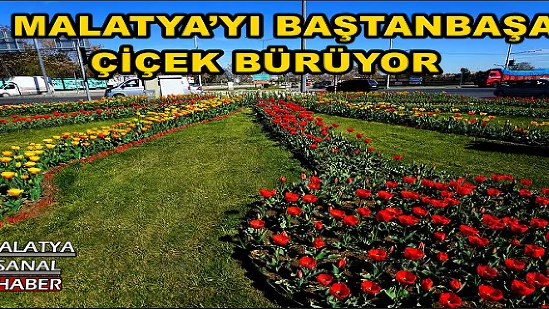 MALATYA´YI BAŞTANBAŞA   ÇİÇEK BÜRÜYOR