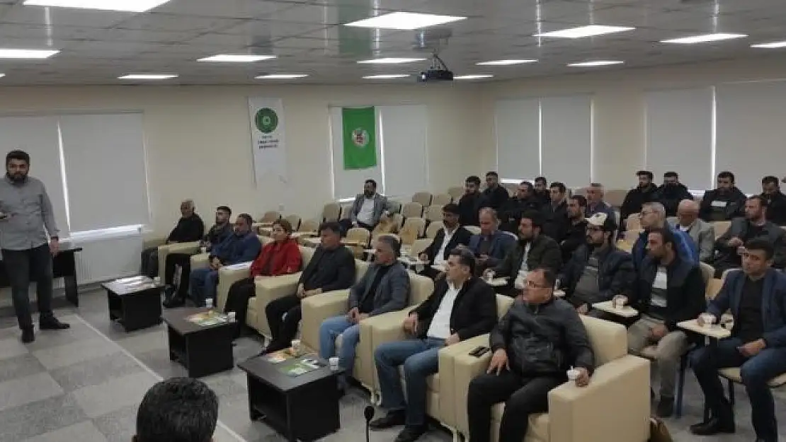 'Çiftçiler, hastalıklara karşı bilgilendirildi'