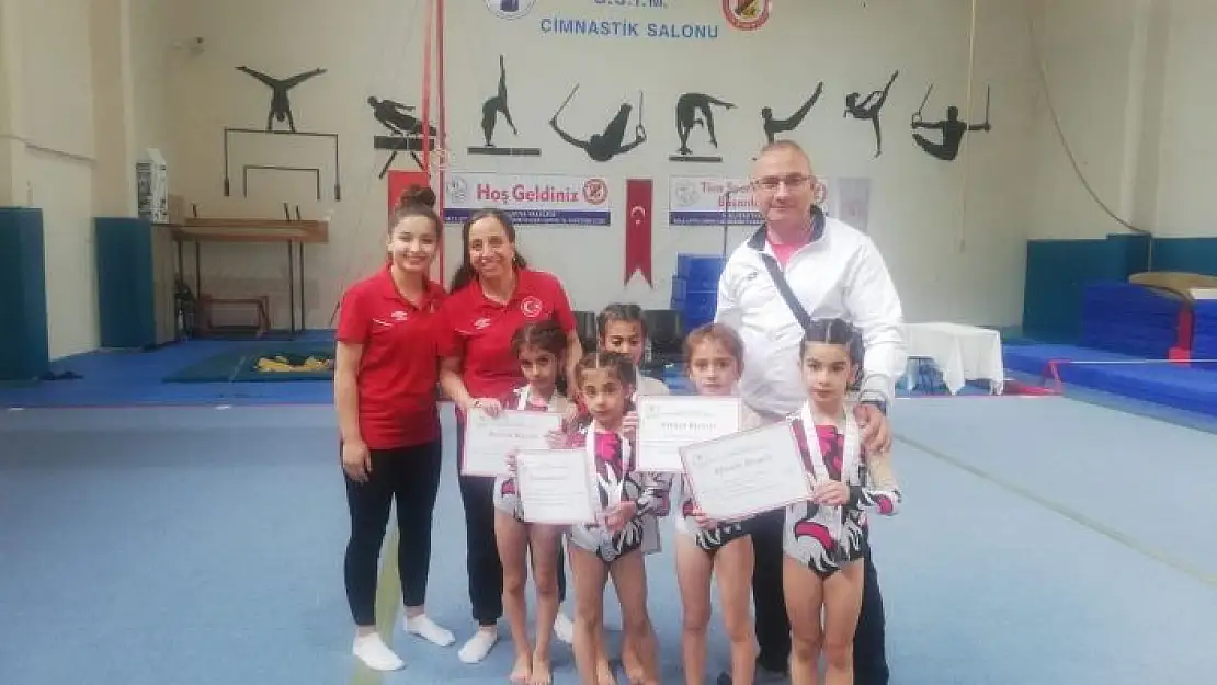 'Cimnastikte Elazığ takımı 2. oldu'