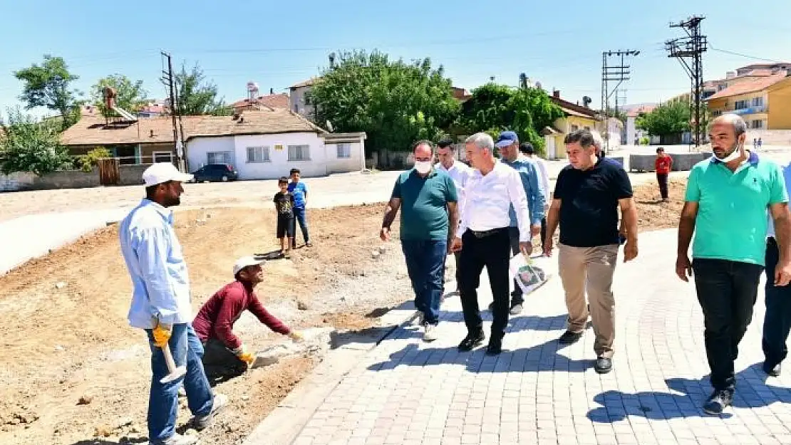 'Çınar, Melekbaba´da park alanını inceledi'