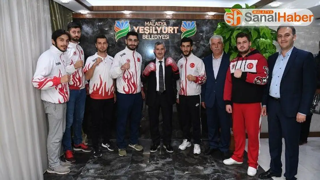 Çınar, milli takım sporcularını ağırladı