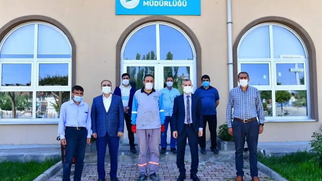 'Çınar, temizlik personelleriyle bir araya geldi'