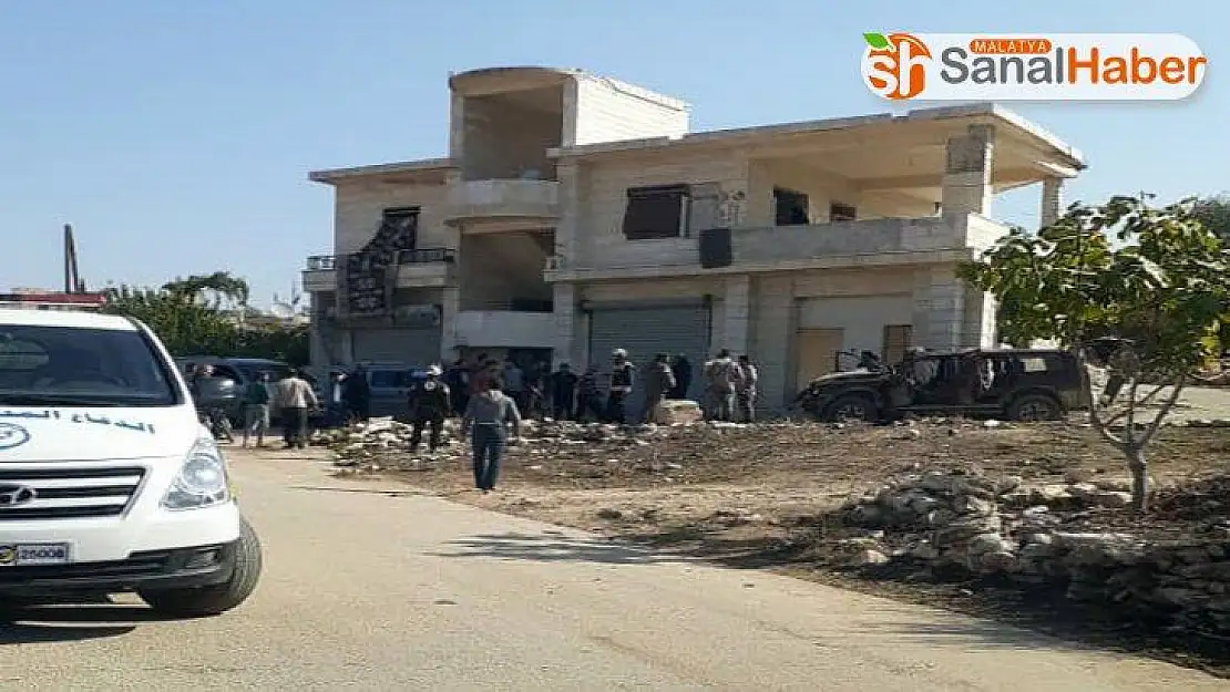 Çobanbey'de bomba yüklü motosiklet patladı