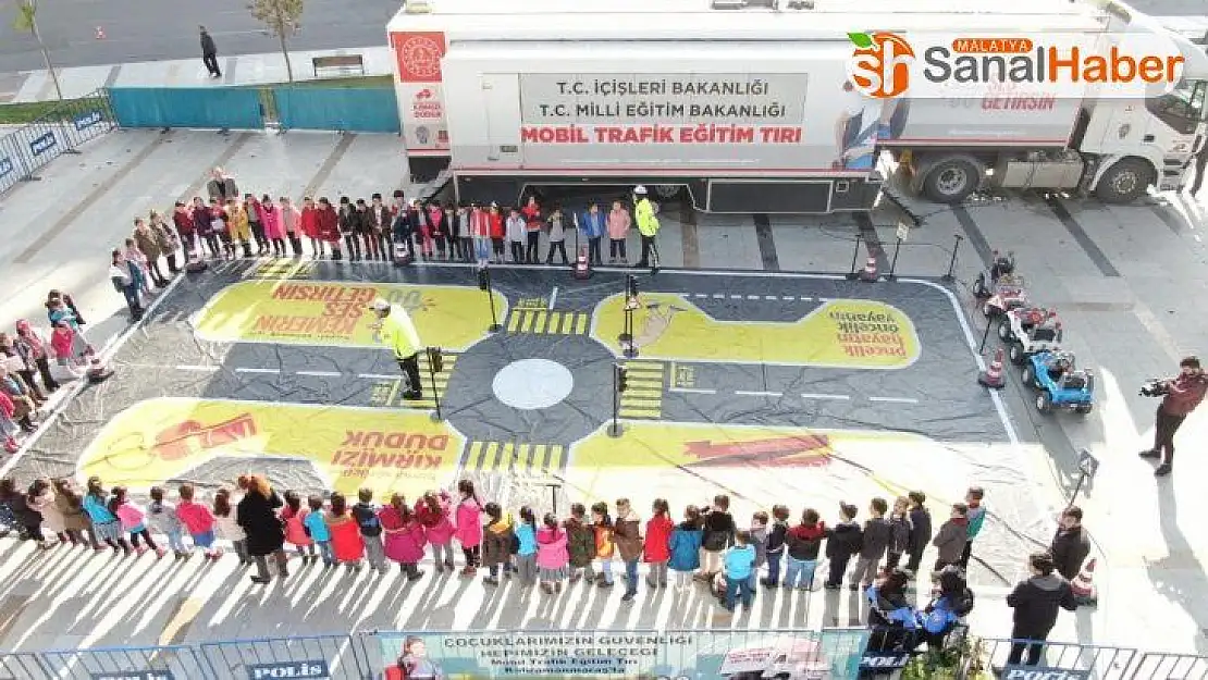 Çocuklara uygulamalı trafik eğitimi