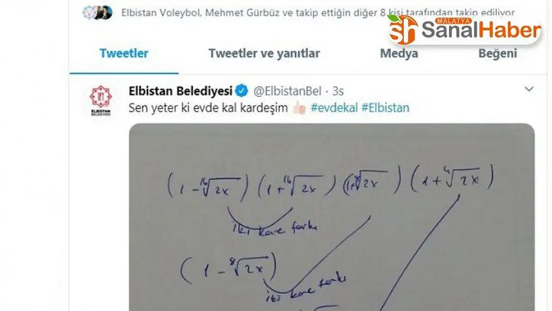 Çözemediği soruyu tweet attı, belediye cevapladı