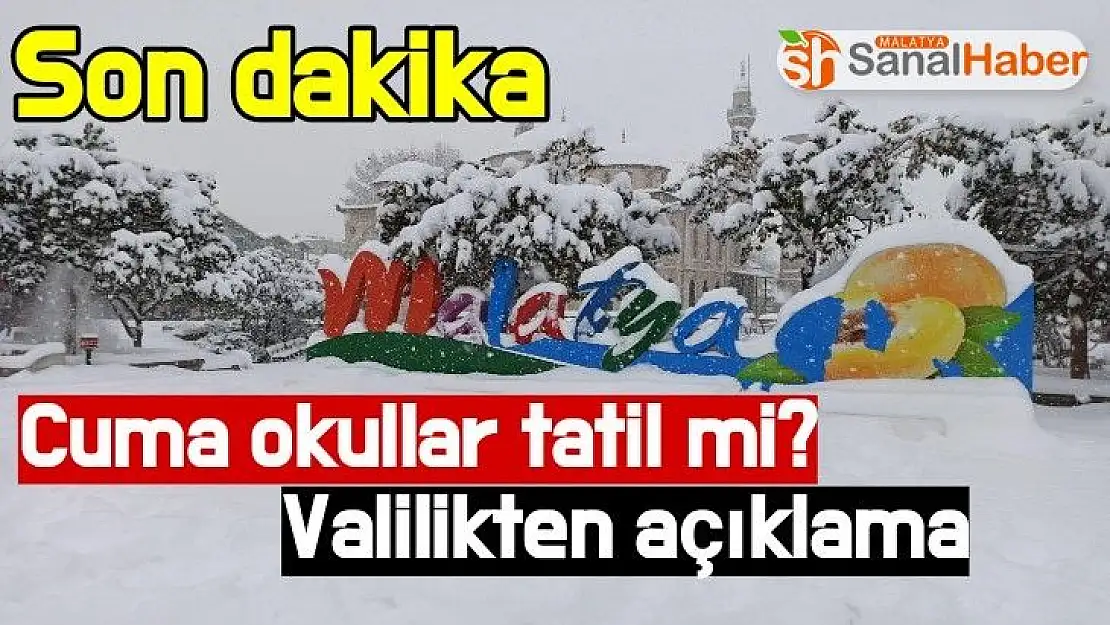 Cuma okullar tatil mi
