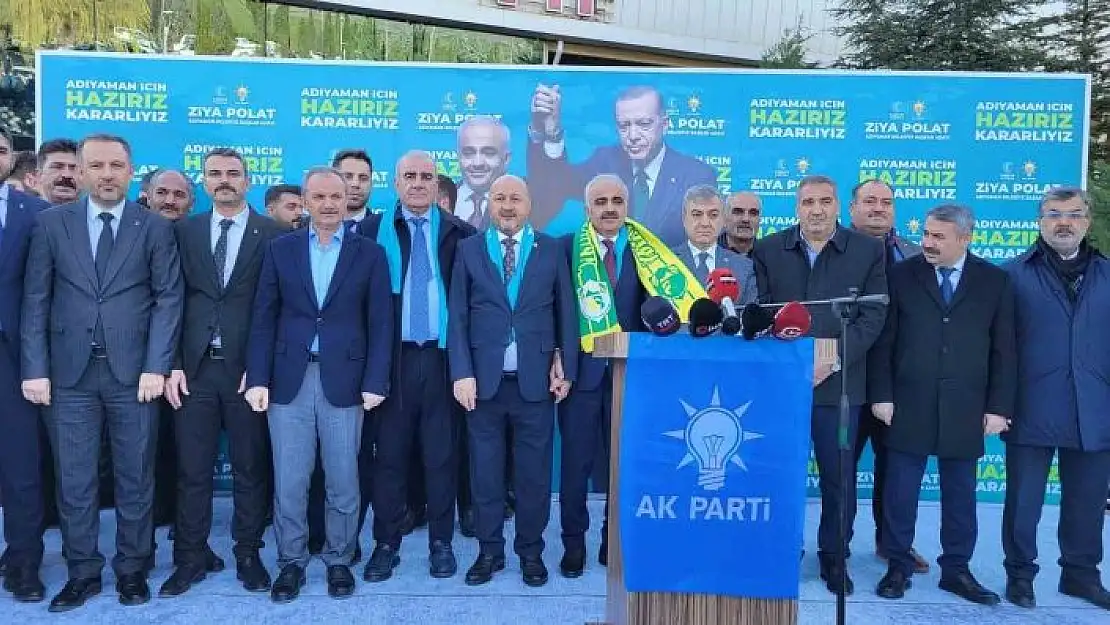 'Cumhur İttifakı ve AK Parti Adayı Ziya Polata coşkulu karşılama'