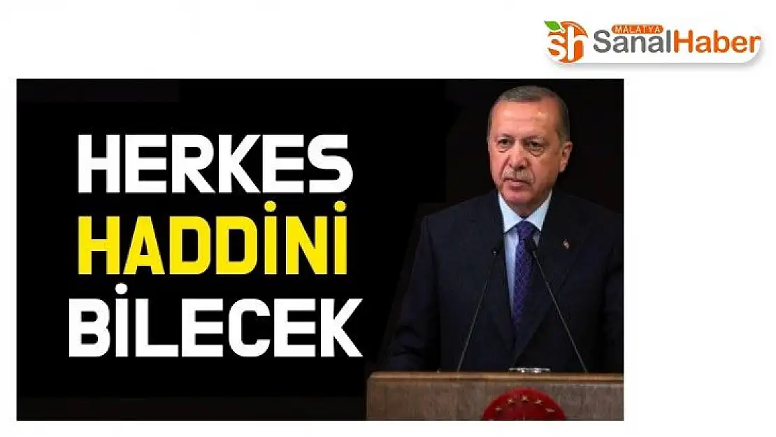 Herkes haddini bilecek