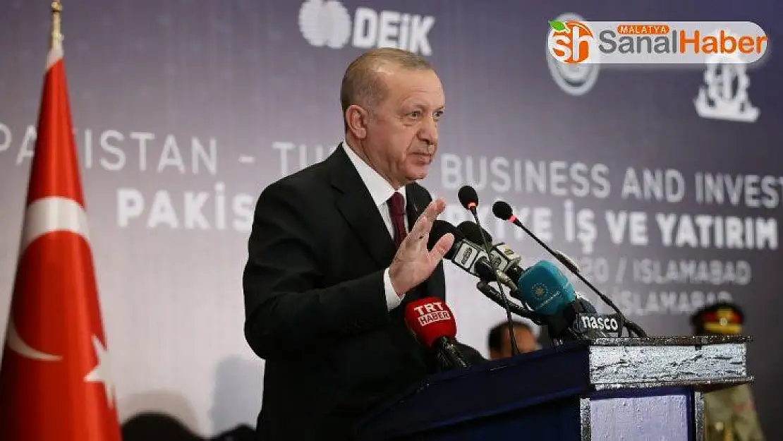 Cumhurbaşkanı Erdoğan: 'Pakistan'la ticari ve ekonomik bağlarımızı siyasi münasebetlerimizin seviyesine çıkarmak istiyoruz'