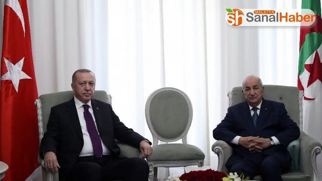 Cumhurbaşkanı Erdoğan, Cezayir Cumhurbaşkanı Tebbun ile görüştü