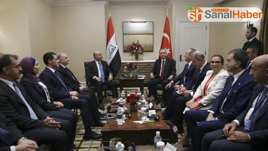 Cumhurbaşkanı Erdoğan, Irak Cumhurbaşkanı Salih ile görüştü