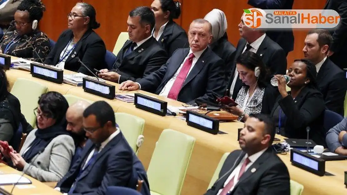 Cumhurbaşkanı Erdoğan, Kalkınma amaçları zirvesine katıldı