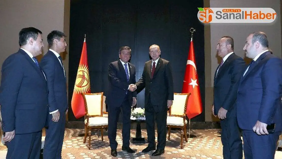 Cumhurbaşkanı Erdoğan, Kırgız mevkidaşı Ceenbekov ile görüştü